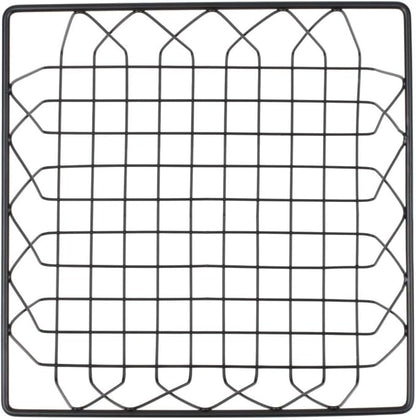G.E.T. WB-1294-MG 12" x 9" Rectangular Wire Basket, 4" Tall, Metal