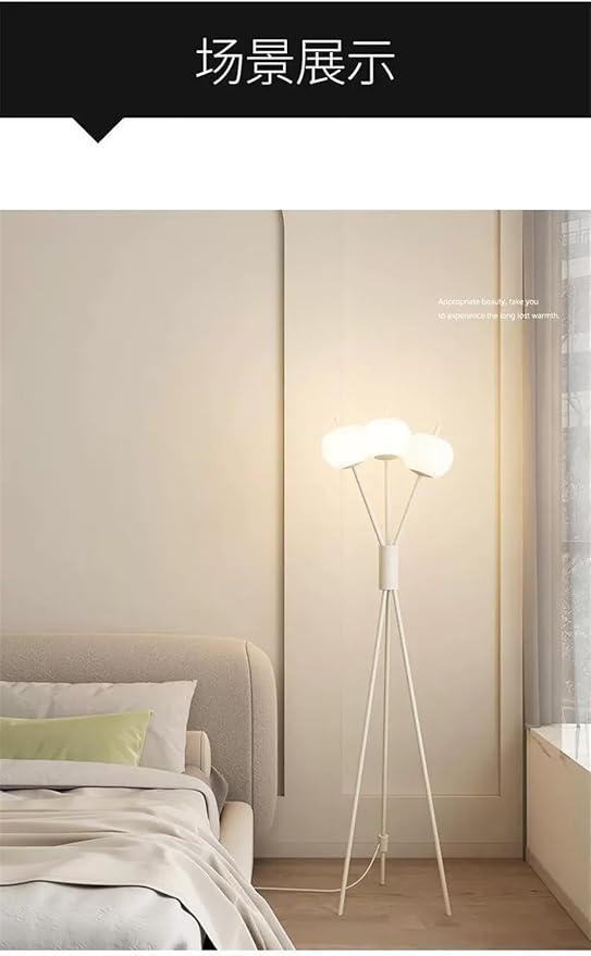 Nordic Modern Floor Lamp Fashion Luxury Family Iiving Room Bedroom Study Villa Hotel LED Creativity Decorative Standing Light (Style 90)