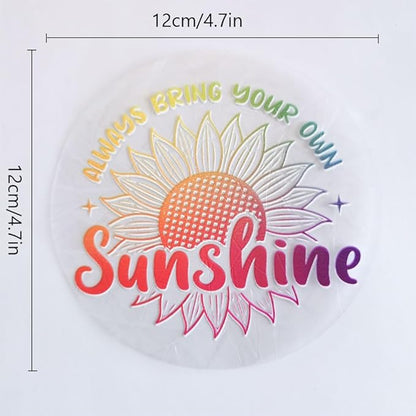 Olicard Rainbow Prism Suncatcher Sticker - Indoor Decoration, Anti-Collision Bird Strike Protection, Sun Catcher Decals for Home