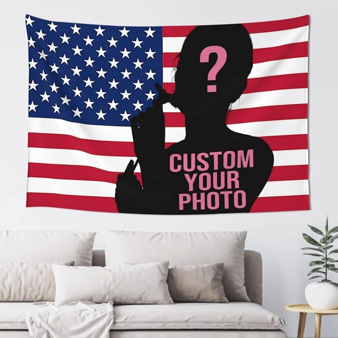Custom Flag Tapestry Add Your Own Tapestry Custom Tapestry Wedding Backdrop Decoration Wall 60x40 Tapestry