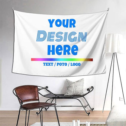 Personalized Backdrop with Photos TextCustom Tapestry Wedding Funny Backdrop Decoration Wall 90x60 Tapestry