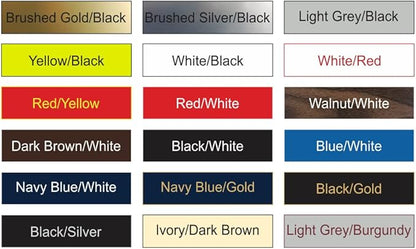 Basic Custom Personalizable Wall or Door Sign | Your Custom Message | Enter Your Text | Easy to Install Comes With Strong 2 Sided Foam Tape | Business and Property Signs | Made in the USA