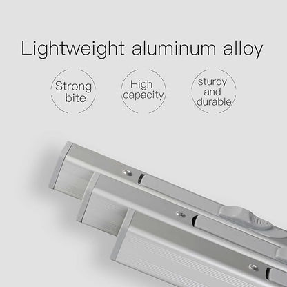 Aluminum Alloy Newspapers Holders for Office，Home,Newspaper Rack Can Hold 30 pages,Newspaper Hanger Holding Files on the Wall to Save the Space