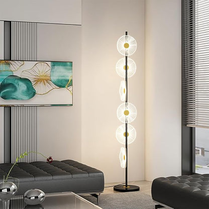 Nordic Modern Floor Lamp Fashion Luxury Family Iiving Room Bedroom Study Villa Hotel LED Creativity Decorative Standing Light (Style 35)
