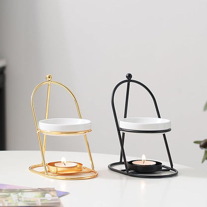 Essential Oil Burners Waxes Melt Burners Fragrances Waxes Warmer,Tealight Candle Holder Scented Diffuser Home