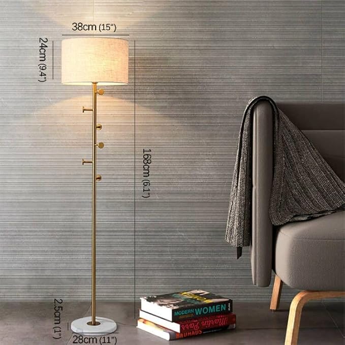 Nordic Modern Floor Lamp Fashion Luxury Family Iiving Room Bedroom Study Villa Hotel LED Creativity Decorative Standing Light (Style 8)