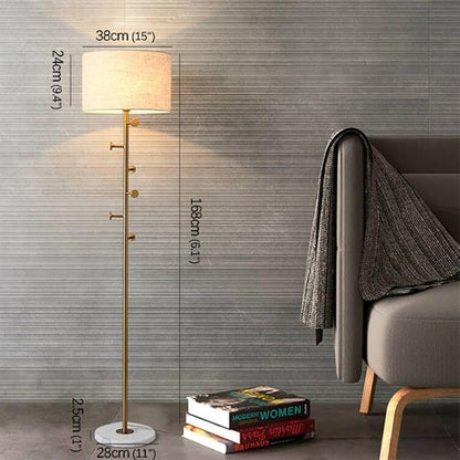 Nordic Modern Floor Lamp Fashion Luxury Family Iiving Room Bedroom Study Villa Hotel LED Creativity Decorative Standing Light (Style 8)