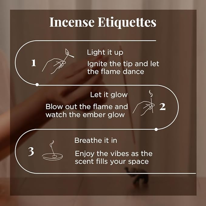 Folkulture Incense Sticks with Holder (100 Sticks)| Pistachio Sweet Incense Stick for Meditation, Aromatherapy, Gifts for Women | No Charcoal,Organic,Non Toxic, 45 Mins, Long Burning Insence-Sticks