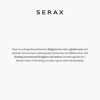 Serax Flower Vase | Marie by Marie Michielssen | Set of 6 | White Stoneware Home Decor Living Room for Coffee Table or Kitchen | Modern Entryway Table Decor or for Shelves | Unique Centerpiece Vases
