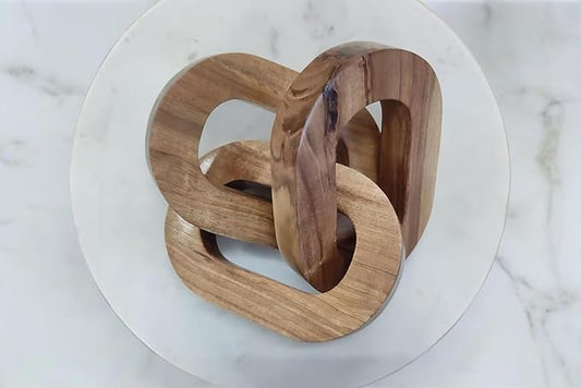 Home Natural Wooden Chain with Unique Design | Handcrafted Rustic Décor for Home & Workspace