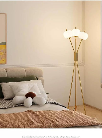 Nordic Modern Floor Lamp Fashion Luxury Family Iiving Room Bedroom Study Villa Hotel LED Creativity Decorative Standing Light (Style 92)