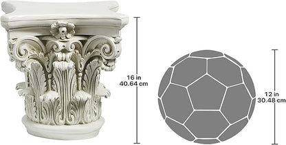 Design Toscano The Corinthian Pillar, Capital Small