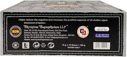 Super Hit Incense Sticks 15g x 12 and Incense Stick Holder Bundle Insence Insense Satya