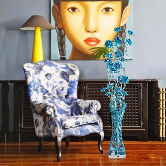 Nordic Modern Flower Floor Lamp Fashion Art Living Room Sofa Bedroom Wedding LED Originality Decorative Standing Light (Style 11)