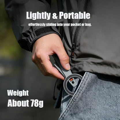 Magnetic Phone Tripod Stand Portable Cell Phone Holder Strong Magnet Mini Pocket Smartphone Mount Foldable Selfie Stick Tripod with 1/4" Screw Hole & Hook for iPhone 17 16 15 14 13
