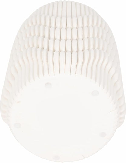 Ceramic Vase for Office and Room Decor – 3D Printed Ribbed Elegant Flower Vase for Bedroom, Table, and House Setting – Minimalist Accent for Home and Living Room Decor – 12” Ivory