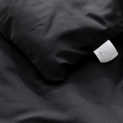 ROSGONIA Oversized King Comforter Black, 3pcs(1 Boho Comforter & 2 Pillowcases) Soft Lightweight Oversized King Size Comforter Sets All Season Bedding