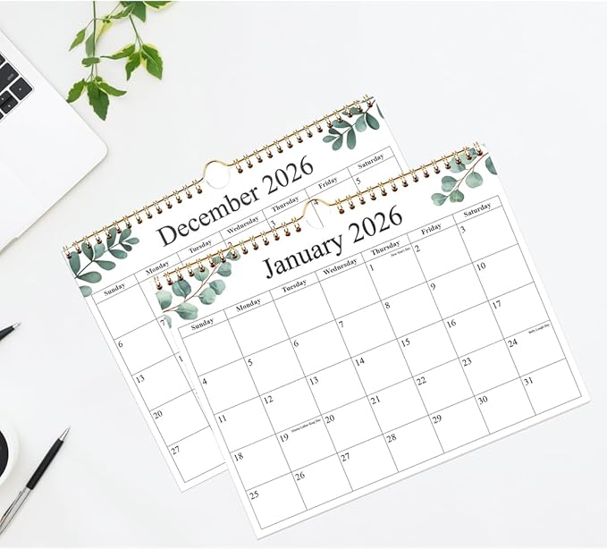 2026 Wall Calendar - Calendar 2026 from January 2026 - December 2026, 12 Months Calendar with Premium Paper, 8.5" x 11", Nature