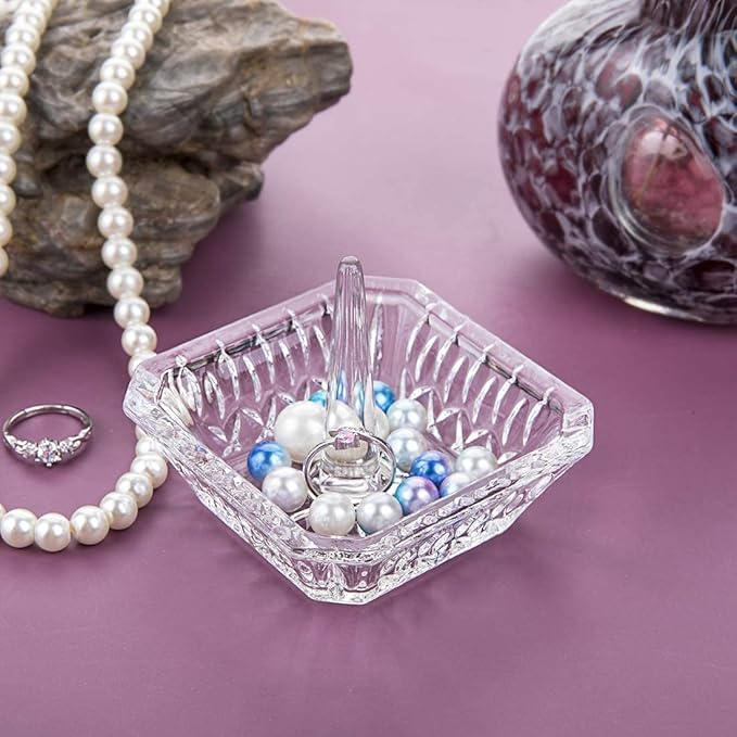 H&D Crystal Ring Holder Dish