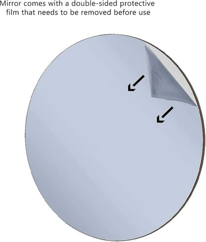 Marketing Holders 1/8" Acrylic Mirror Round 15 Inch Lightweight Reflective Frameless Disc for Elegant DIY Home Decor Wedding Centerpieces and Unique Mirrored Decorative Gallery Walls