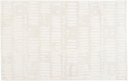 Revival Rugs Shell 3'11"x6'1" Machine Washable Area Rug for Kitchen Bedroom - 100% Recycled Oeko-TEX Certified, Medium Pile, Beige, Cream