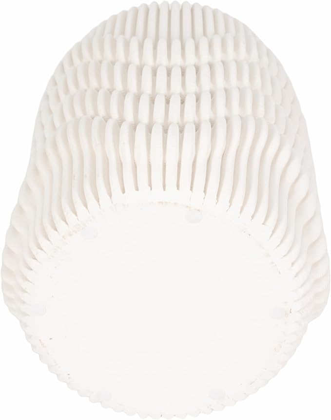 Ceramic Vase for Office and Room Decor – 3D Printed Ribbed Elegant Flower Vase for Bedroom, Table, and House Setting – Minimalist Accent for Home and Living Room Decor – Ivory (14 Inch)