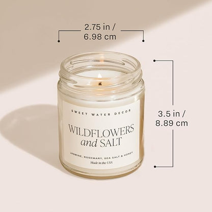 Sweet Water Decor Mango and Coconut Patterned Candle – Soy Candles with Pineapple, Mango, Orange, Peach – 40 Hour Burn – 9oz Clear Glass Jar – Ideal for Valentines Presents or Any Special Occasion