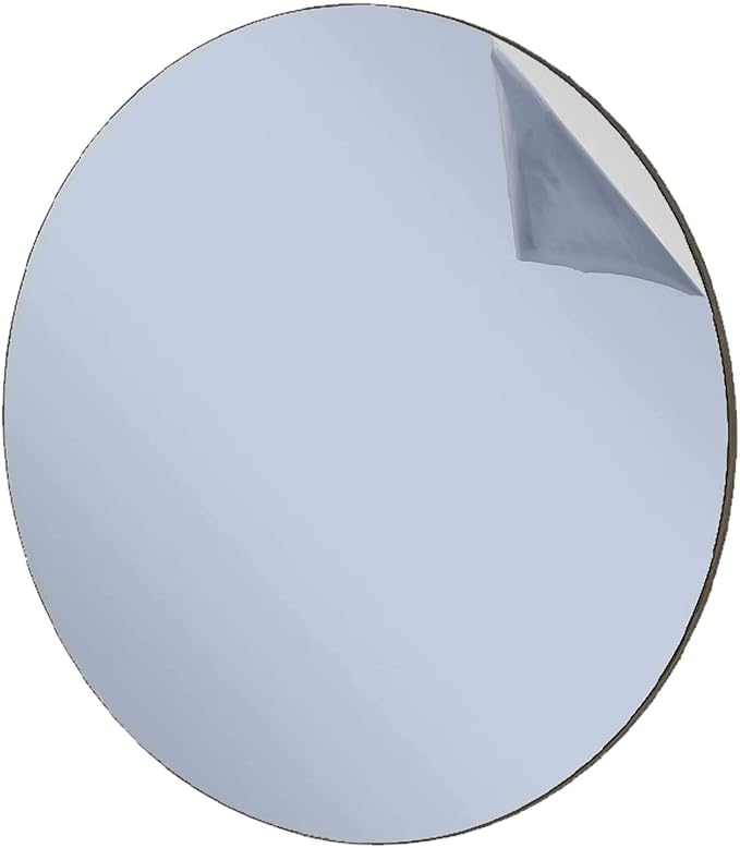 Marketing Holders Acrylic Mirror Round 23" Replacement DIY 1/8" Thick Reflective Plastic Disc Lightweight Flat for Boats RVs and Classrooms