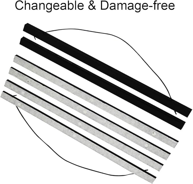 Miaowater Magnetic Poster Frame Hanger,13x19 13x18 13x22 Light Wood Wooden Magnet Frames Hangers for Photo Picture Art Canvas Print Artwork Wall Hanging Black 13''