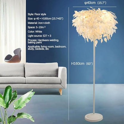 Nordic Modern Floor Lamp Fashion Luxury Family Iiving Room Bedroom Study Villa Hotel LED Creativity Decorative Standing Light (Style 22)