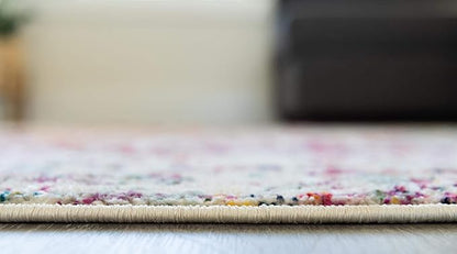 Rugs.com Arlington Collection Rug – 12 Ft Runner Multi Medium-Pile Rug Perfect for Hallways, Entryways