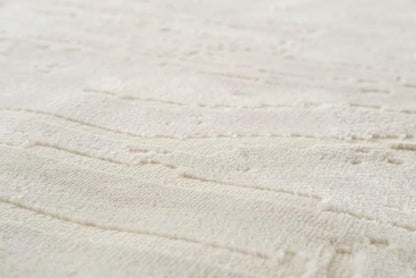 Revival Rugs Ebb 7'10"x10' Washable Area Rug for Living Room Bedroom - 100% Recycled Oeko-TEX Certified, Medium Pile, Beige, Cream