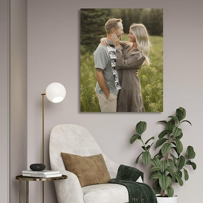 JIMUJIA Custom Canvas Art Print 24"x30" - Unframed Artwork, Personalized Wall Decor, Customizable Photo, Custom Portrait, Office, Living Room, Bedroom Wall Art(24×30in,Unframe)