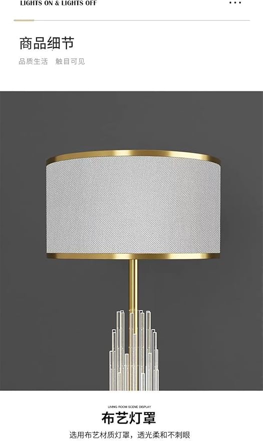 Nordic Modern Floor Lamp Fashion Luxury Family Iiving Room Bedroom Study Villa Hotel LED Creativity Decorative Standing Light (Style 95)