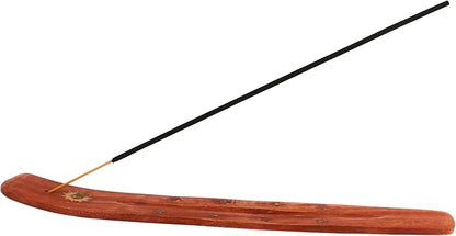 Hosley Wood Incense Holder Sun 10 Inches Ideal Gift for Wedding, Aromatherapy, Zen, Spa, Reiki, Meditation