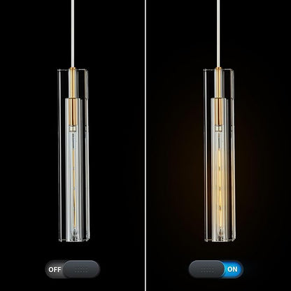 Modern Crystal Ceiling Kitchen Light Fixtures Pendant Lights Mini Pendant Light Pendant Lighting for Kitchen Island Bedroom Living Room Hallway Dining Room (3 Pack)