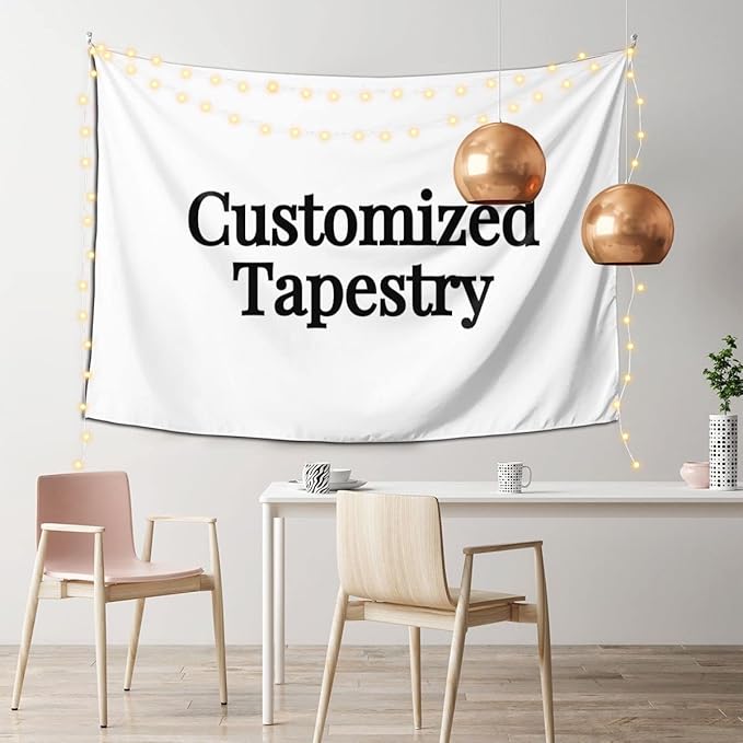 Custom Wall Tapestry Add Your Own from PhotoCustom Wedding Funny Backdrop Decoration 60x40 For Dormitory