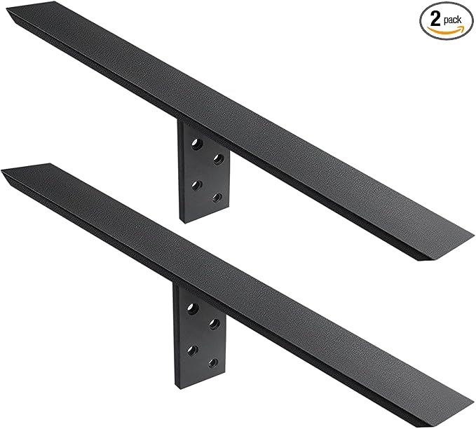 Hidden Countertop Support Bracket 32 Inch 2 Pack Heavy Duty Granite Support Bracket for Kitchen Island Bar Top Countertop