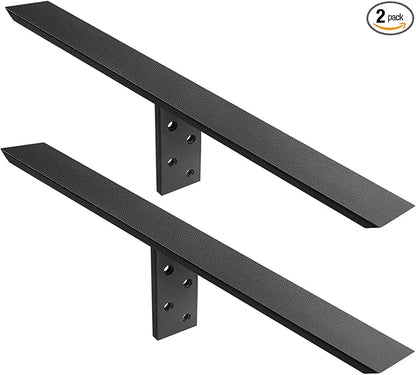 Hidden Countertop Support Bracket 32 Inch 2 Pack Heavy Duty Granite Support Bracket for Kitchen Island Bar Top Countertop