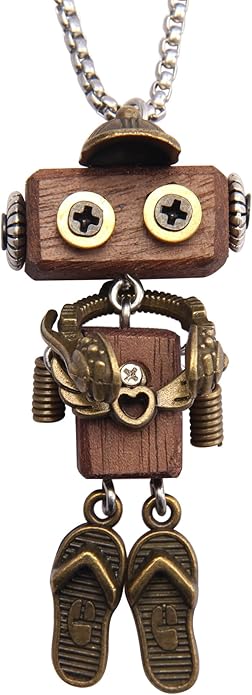 Leather Necklace for Women Boho Choker Necklace Long Cord Leather Pendant Bohemian Neckalce Vintage Alloy Pendant Leather Rope Necklace Wooden Necklaces for Women