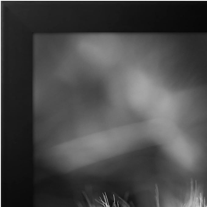 Americanflat 24x32 Poster Frame with Polished Plexiglass - Black Picture Frame - Wide Photo Frames Made of Engineered Wood for Vertical or Horizontal Wall Display - Epic Collection - Black