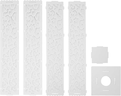 8pcs Roman Columns Wedding Flower Vases with LED Lights Elegant Greek Column Statue Flower Stand for Wedding Event Party Decorative