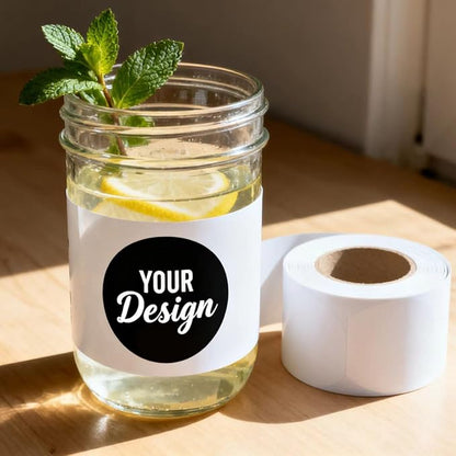 Custom Stickers Personalized Logo Sticker – Customized Business Labels with Any Design Name+ Image – Roll Packed – Fade Resistant,Multi Shapes,Sizes