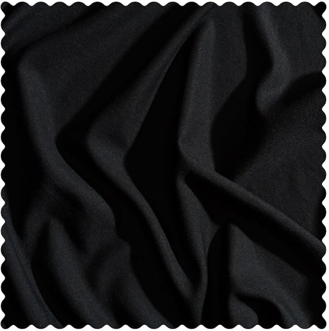 PeachSkinSheets Night Sweats: The Original 1500TC Soft Super Twin/XL Twin Oversized Comforter Set Midnight Black