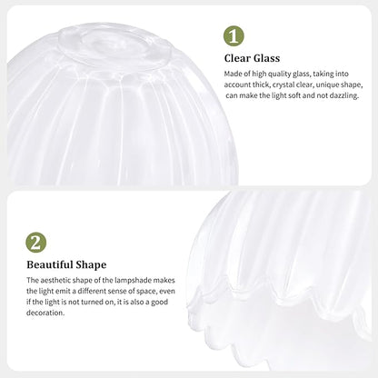 Tulip Storage Container, Jewelry Catchall Bowl, Ring Holder Jewlery Tray Trinket Dish, 5" Dia. * 4.25" H, White Glass, Thick and Exquisite, 2 Pack