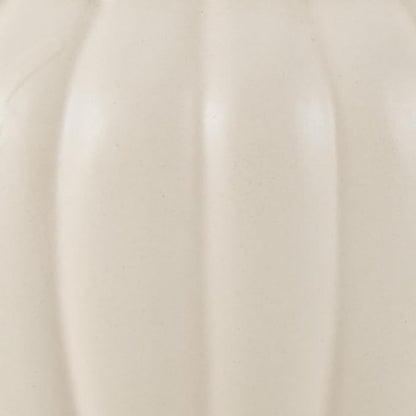 Deco 79 Ceramic Abstract Decorative Vase Small Textured Centerpiece Vases with Varying Shapes and Patterns, Set of 3 Flower Vases for Home Decoration 5" W, 6" H, Cream