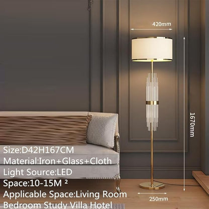 Nordic Modern Floor Lamp Fashion Luxury Family Iiving Room Bedroom Study Villa Hotel LED Creativity Decorative Standing Light (Style 95)