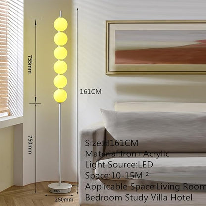 Nordic Modern Floor Lamp Fashion Luxury Family Iiving Room Bedroom Study Villa Hotel LED Creativity Decorative Standing Light (Style 123)