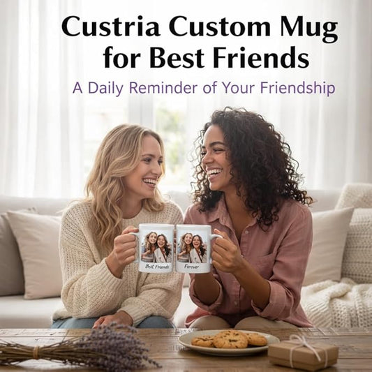 G9W168 Custom Coffee Mug, Customizable Coffee Cups with Pictures Personalized Ceramic Mug for Gifts Novelty Personalized Mugs for Friends (Orange)