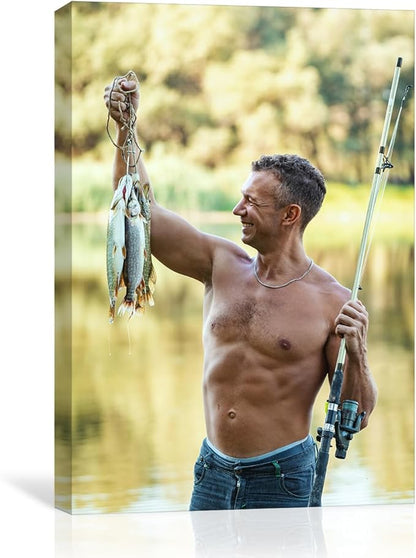 GMissT Canvas Prints With Your Photos - Personalized Pictures On Canvas Custom Poster for Home Decor - Floating Frames & Poster with Magnetic Hanger Available